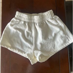 Shein White Lounge Shorts